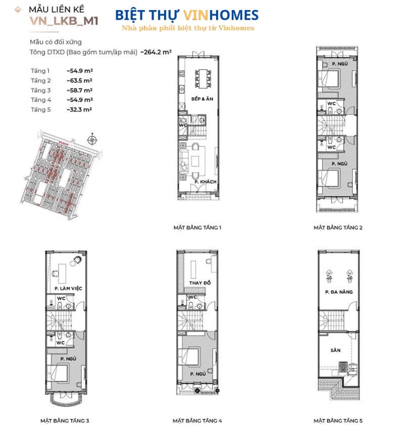 Biệt thự liền kề M1 Vinhomes ocean park 2